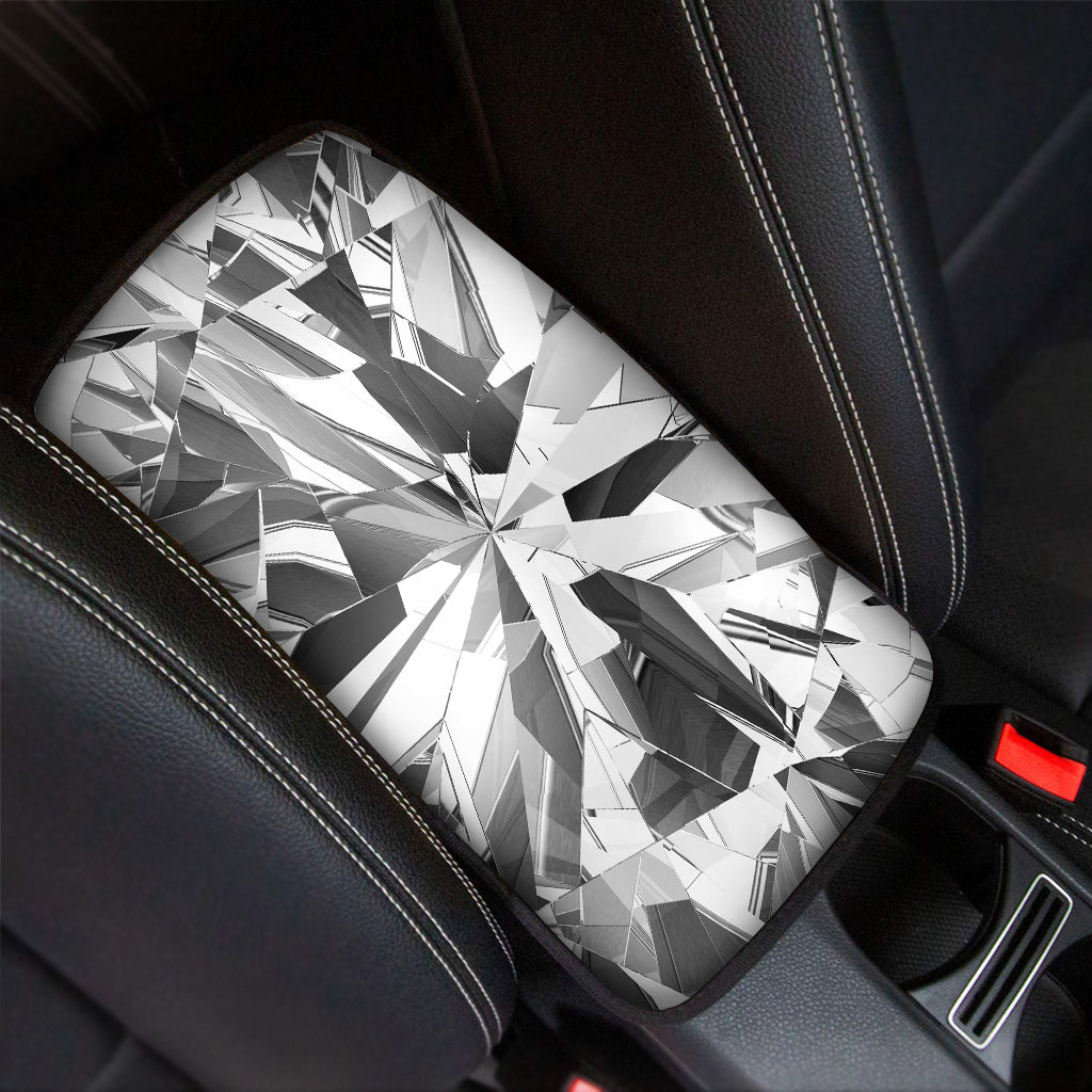 Diamond Print Car Center Console Cover