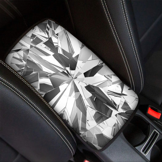 Diamond Print Car Center Console Cover