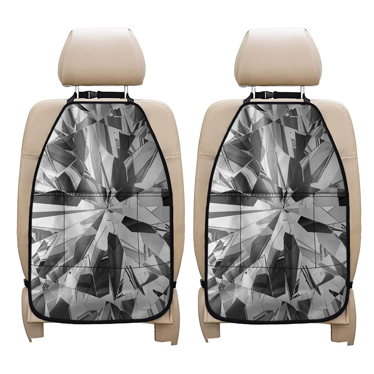 Diamond Print Car Seat Organizers