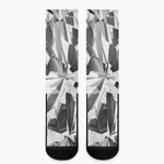 Diamond Print Crew Socks