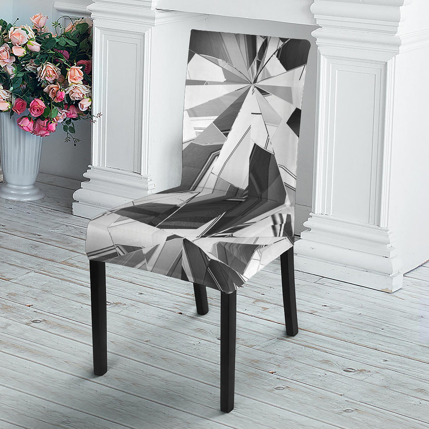 Diamond Print Dining Chair Slipcover