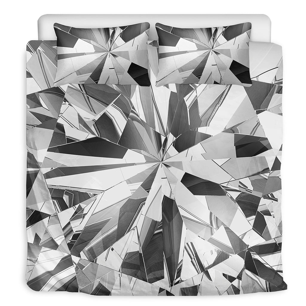 Diamond Print Duvet Cover Bedding Set
