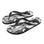 Diamond Print Flip Flops