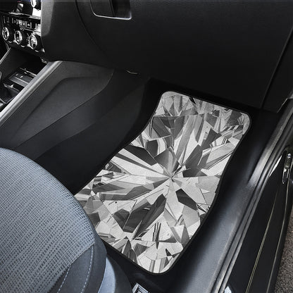 Diamond Print Front Car Floor Mats