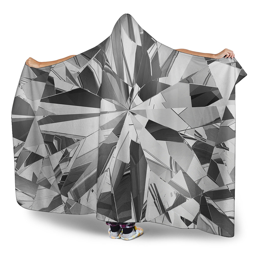 Diamond Print Hooded Blanket