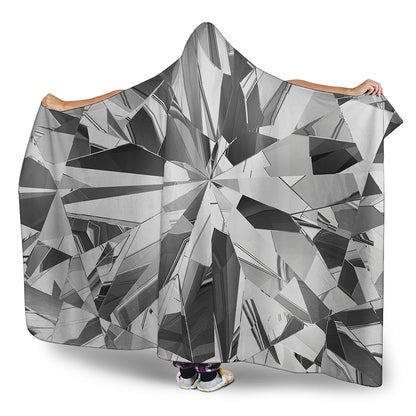 Diamond Print Hooded Blanket