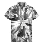 Diamond Print Men's Short Sleeve Shirt