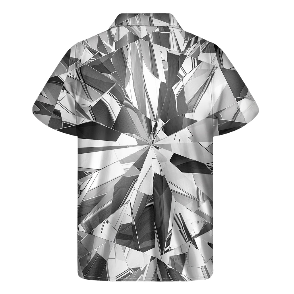Diamond Print Men's Short Sleeve Shirt