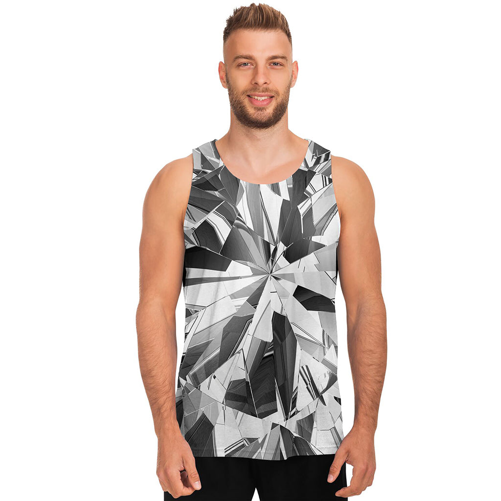 Diamond Print Men's Tank Top