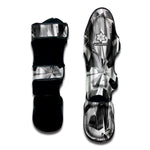 Diamond Print Muay Thai Shin Guard