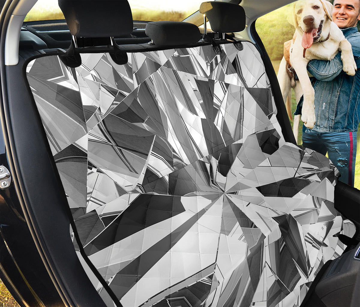 Diamond Print Pet Car Back Seat Cover