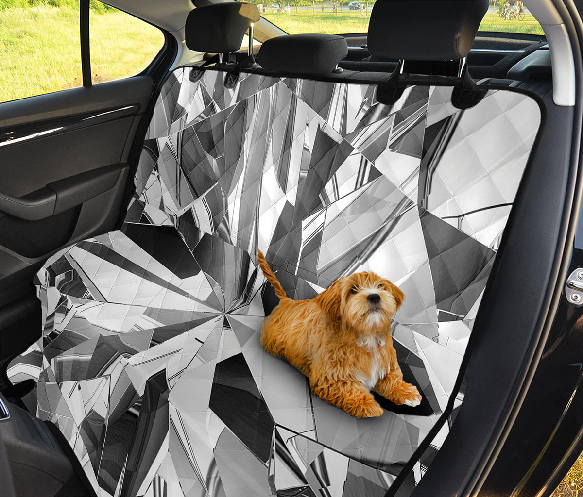 Diamond Print Pet Car Back Seat Cover