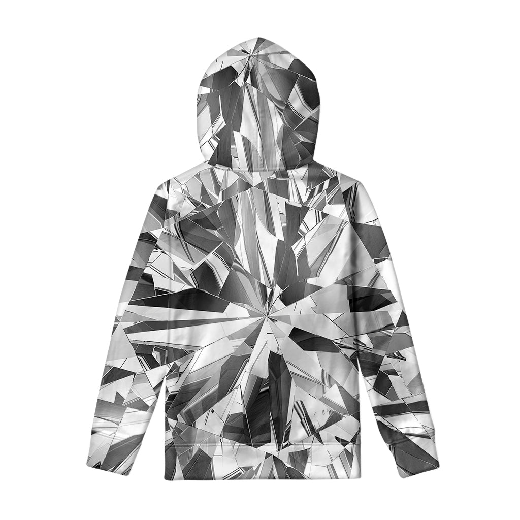 Diamond Print Pullover Hoodie