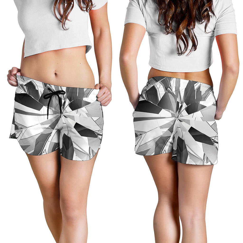 Diamond Print Women's Shorts