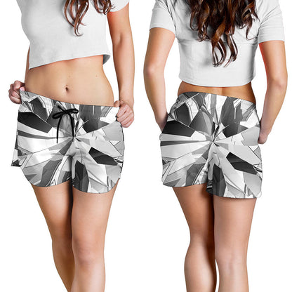 Diamond Print Women's Shorts