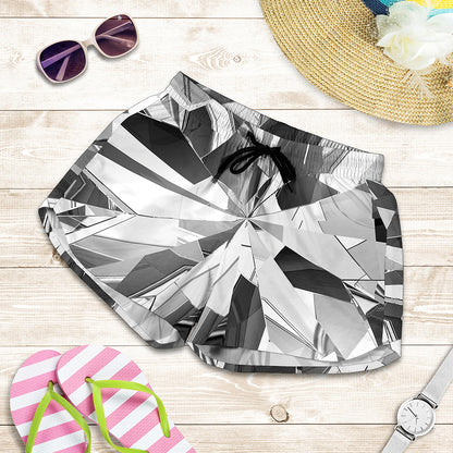 Diamond Print Women's Shorts