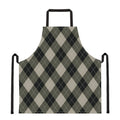 Diamond Shapes Argyle Pattern Print Apron