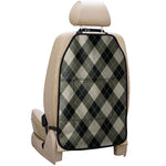 Diamond Shapes Argyle Pattern Print Car Seat Organizers