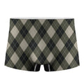 Diamond Shapes Argyle Pattern Print Men's Boxer Briefs