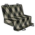 Diamond Shapes Argyle Pattern Print Pet Car Back Seat Cover
