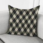 Diamond Shapes Argyle Pattern Print Pillow Cover