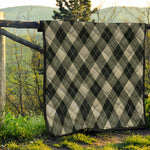 Diamond Shapes Argyle Pattern Print Quilt