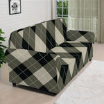 Diamond Shapes Argyle Pattern Print Sofa Cover