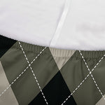 Diamond Shapes Argyle Pattern Print Sofa Cover