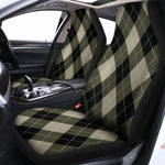 Diamond Shapes Argyle Pattern Print Universal Fit Car Seat Covers