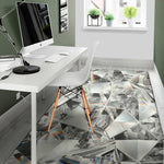 Diamond Texture Print Area Rug