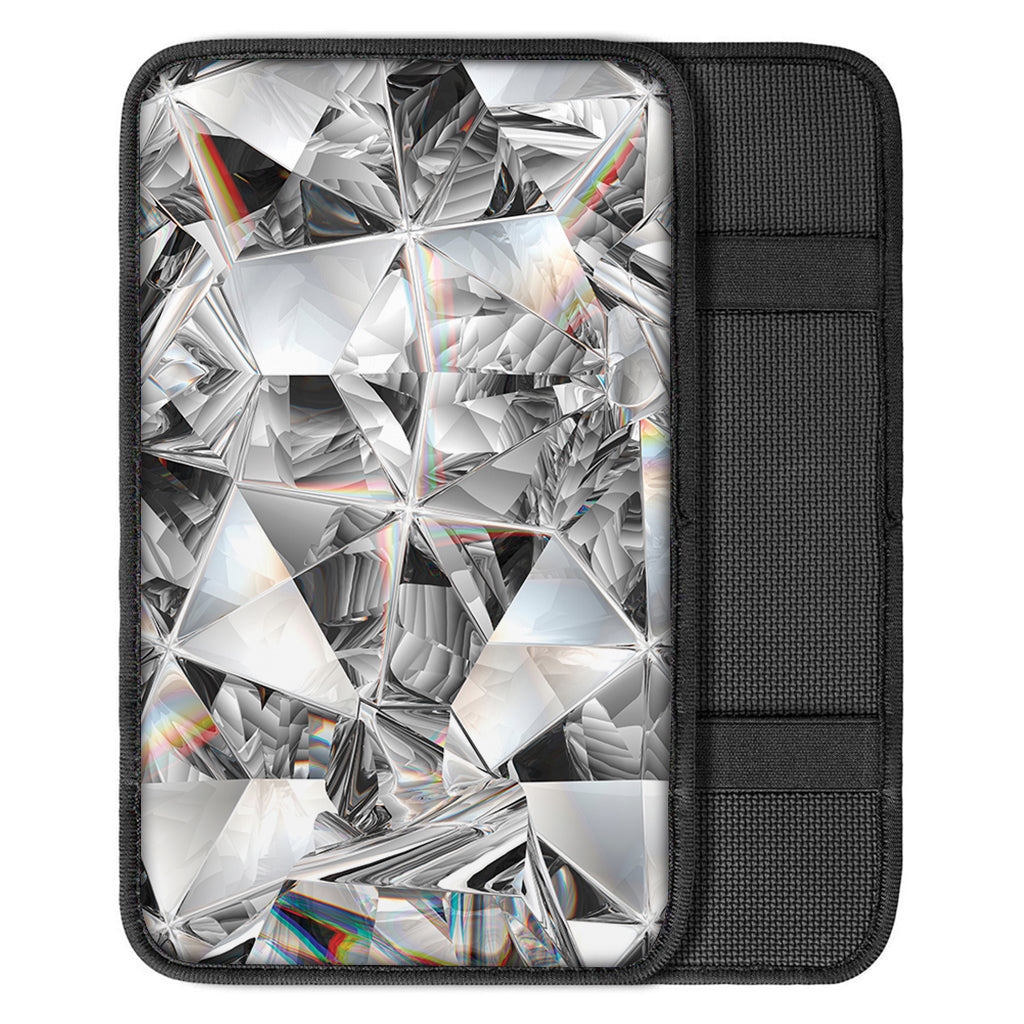 Diamond Texture Print Car Center Console Cover