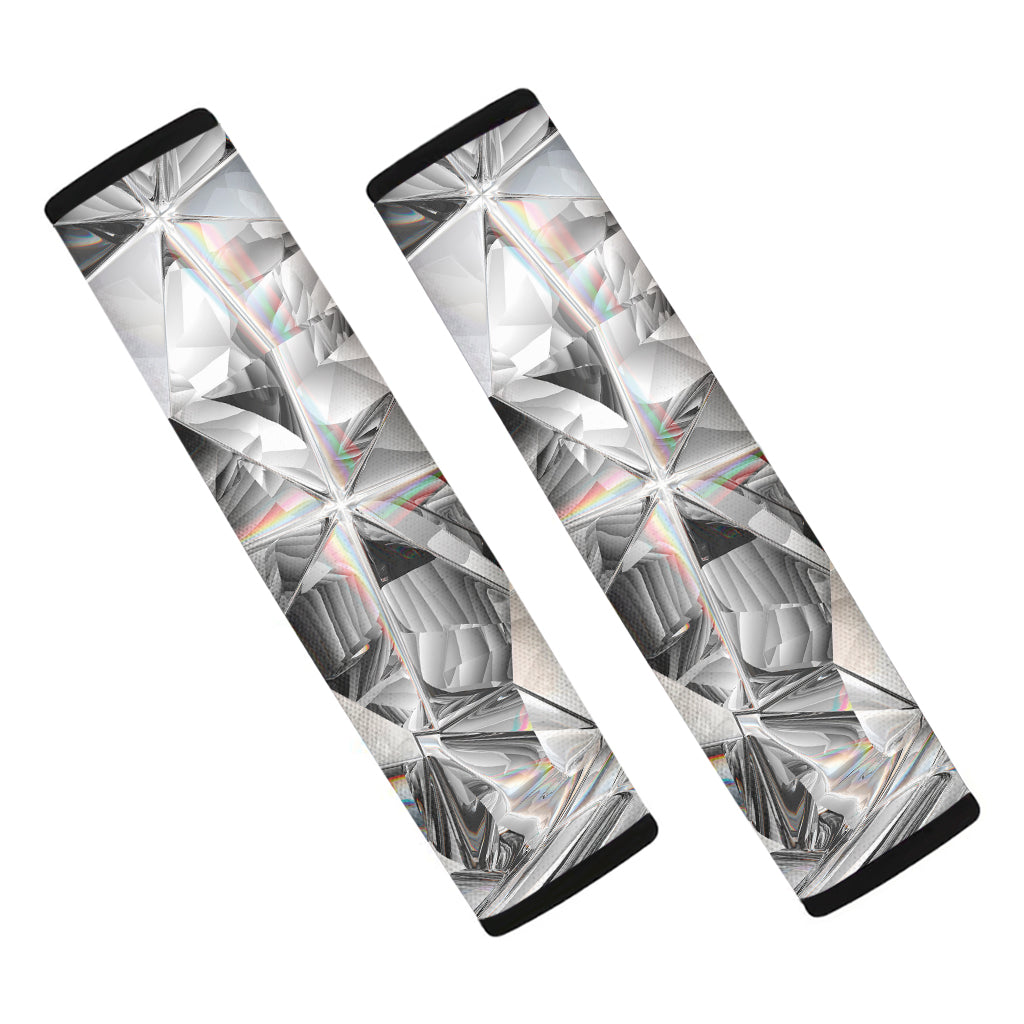 Diamond Texture Print Car Seat Belt Covers