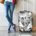 Diamond Artwork Print Luggage Cover