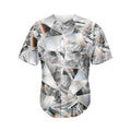 Diamond Artwork Print Men's Baseball Jersey