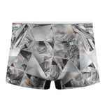 Diamond Texture Print Men's Boxer Briefs
