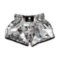 Diamond Artwork Print Muay Thai Boxing Shorts