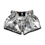 Diamond Texture Print Muay Thai Boxing Shorts
