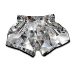 Diamond Texture Print Muay Thai Boxing Shorts