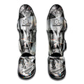 Diamond Artwork Print Muay Thai Shin Guards