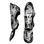 Diamond Texture Print Muay Thai Shin Guard