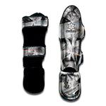Diamond Texture Print Muay Thai Shin Guard