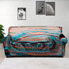 Digital Glitch Astronaut Skull Print Sofa Cover