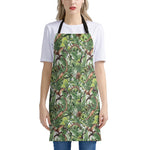 Dinosaur And Prehistoric Plants Print Apron