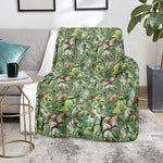 Dinosaur And Prehistoric Plants Print Blanket