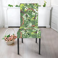 Dinosaur And Prehistoric Plants Print Dining Chair Slipcover
