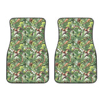 Dinosaur And Prehistoric Plants Print Front Car Floor Mats