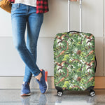 Dinosaur And Prehistoric Plants Print Luggage Cover