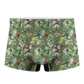 Dinosaur And Prehistoric Plants Print Men's Boxer Briefs
