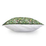 Dinosaur And Prehistoric Plants Print Pillow Cover