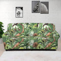 Dinosaur And Prehistoric Plants Print Sofa Cover